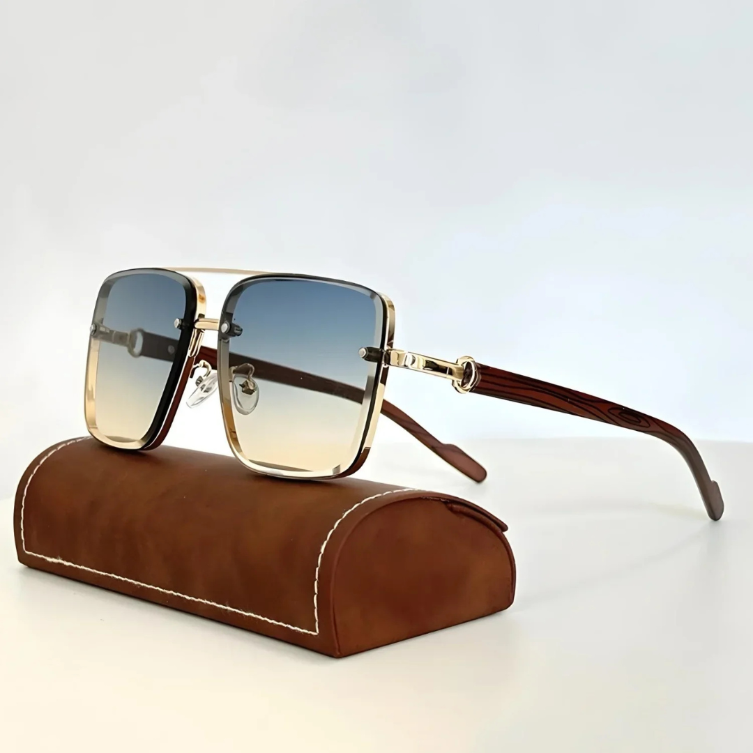 Sean Polarised Sunglasses for Men, Lightweight Frames, Glare Reducing Lenses, All Day Sun Protection