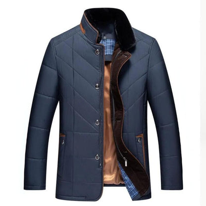 Moly Comfortable Collar Coat For Men Warm Modern Design For Style Conscious Gentlemen