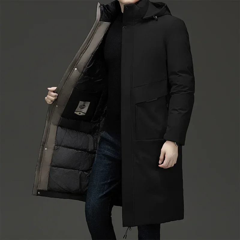 Evan Men's Insulated Zip Front Winter Coat By TrendAura For Cold Weather Warmth And Style