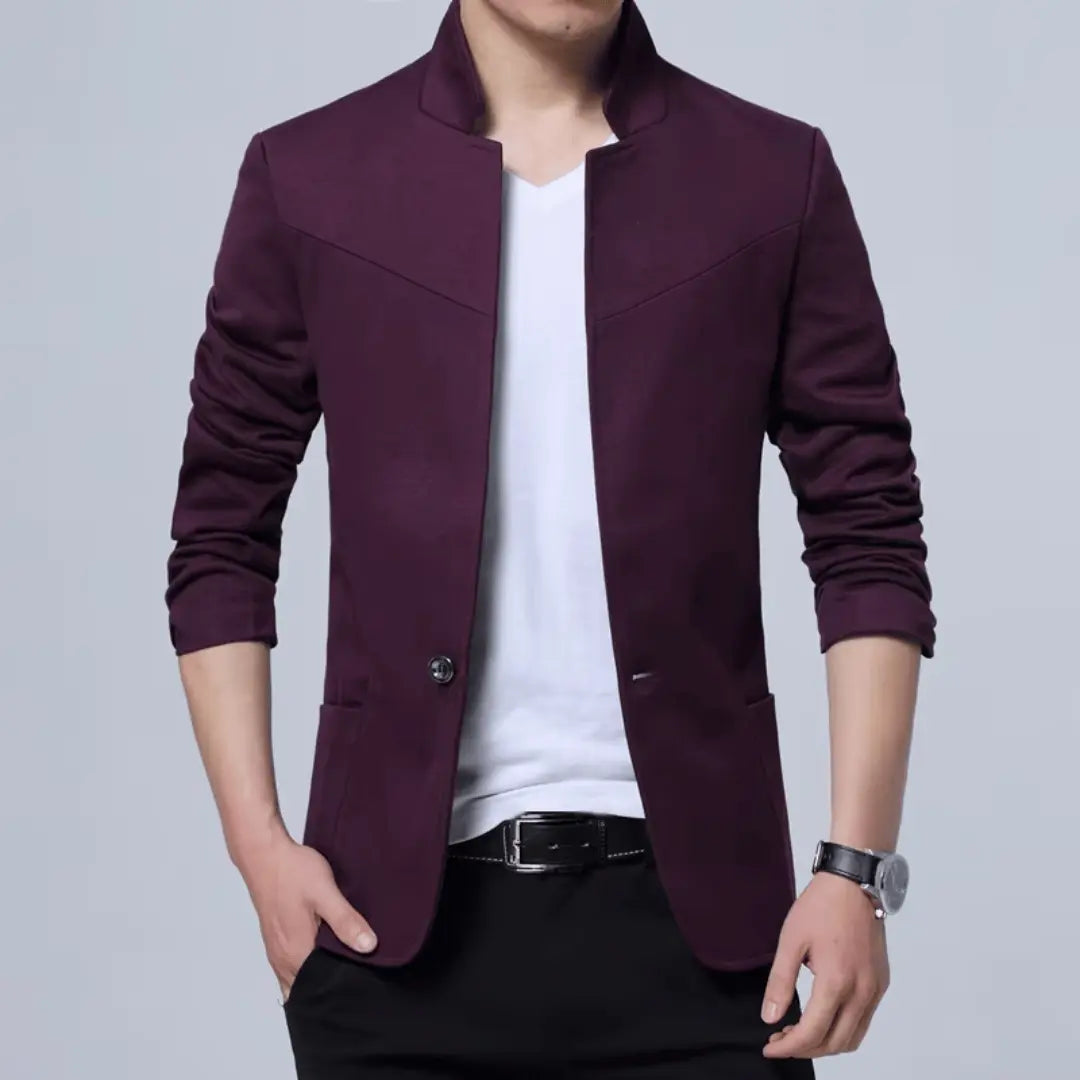 Waylynn Andrew Executive Blazer for Men Lightweight Breathable Boardroom Ready Comfort Fit