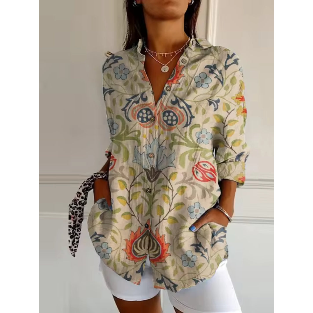 Women's shirt with print | Loose fit
