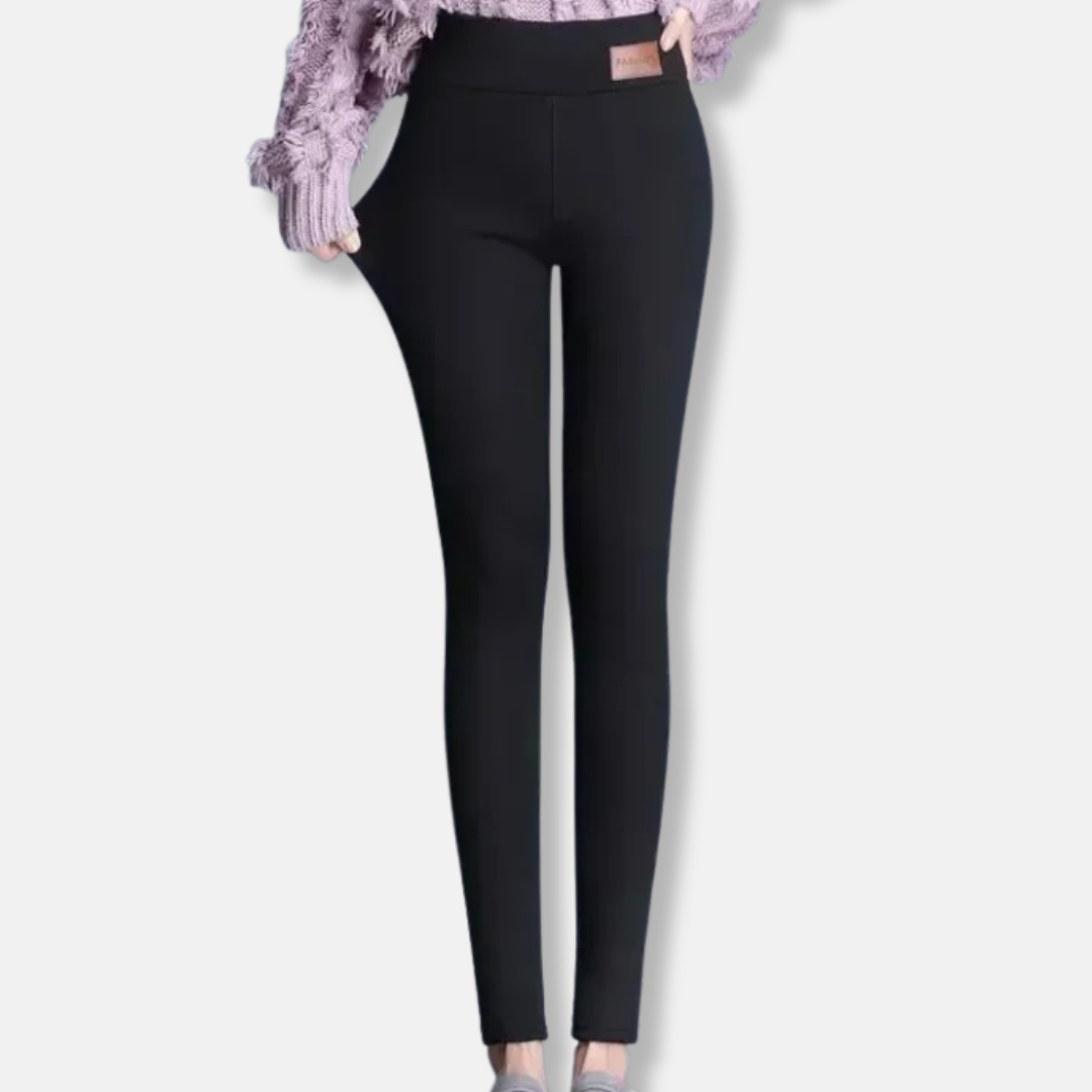 Women’s Leggings – High Waist – Slim Fit – Fleece Lined – Stretch Comfort