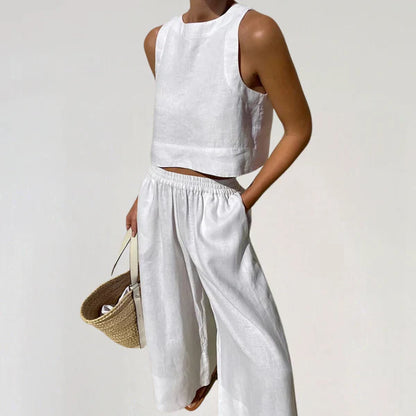Summer linen set for women