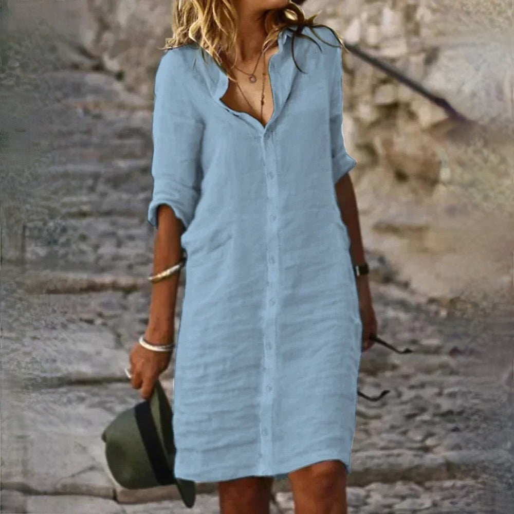 Ina Dress Lightweight Elegant Casual Dress For Women With Soft Comfort And Flattering Fit