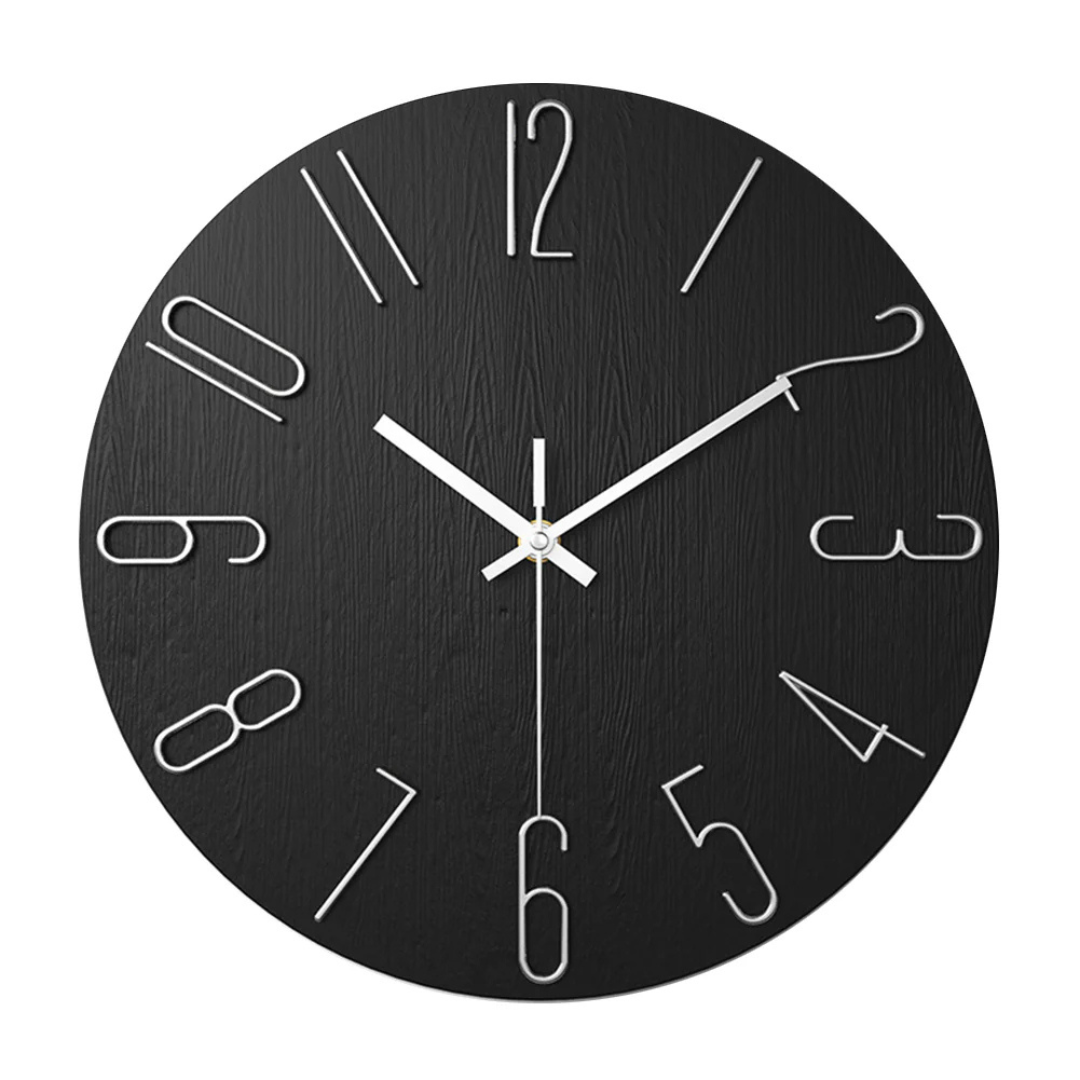 Noble Modern Wall Clock For Living Room Precision Timekeeping Minimalist Elegant Home Accent For Design Lovers