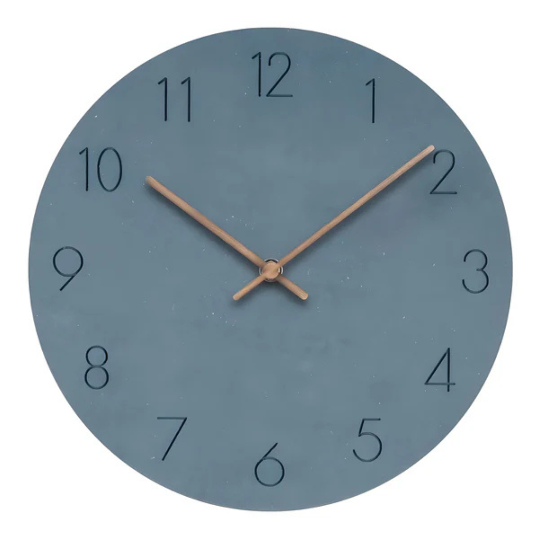 Nork Minimalist Wooden Wall Clock With Silent Precision For Modern Homes A Timeless Statement Piece