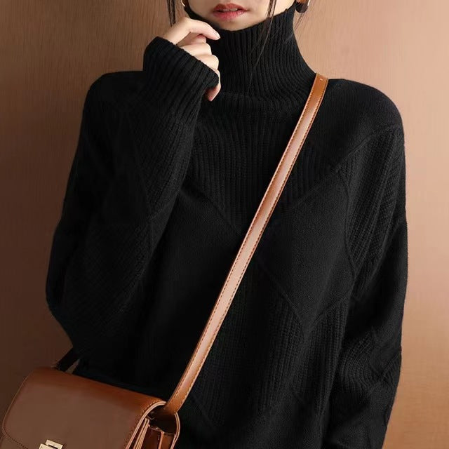 Women’s Sweater with Collar Neck