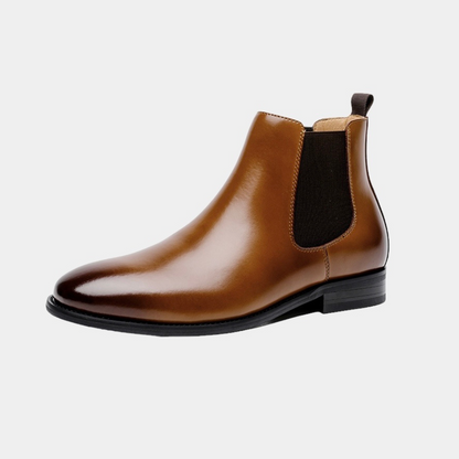 Men's Chelsea Boots Slip On With Elastic Panels For Easy Wear Polished Timeless Style For Men