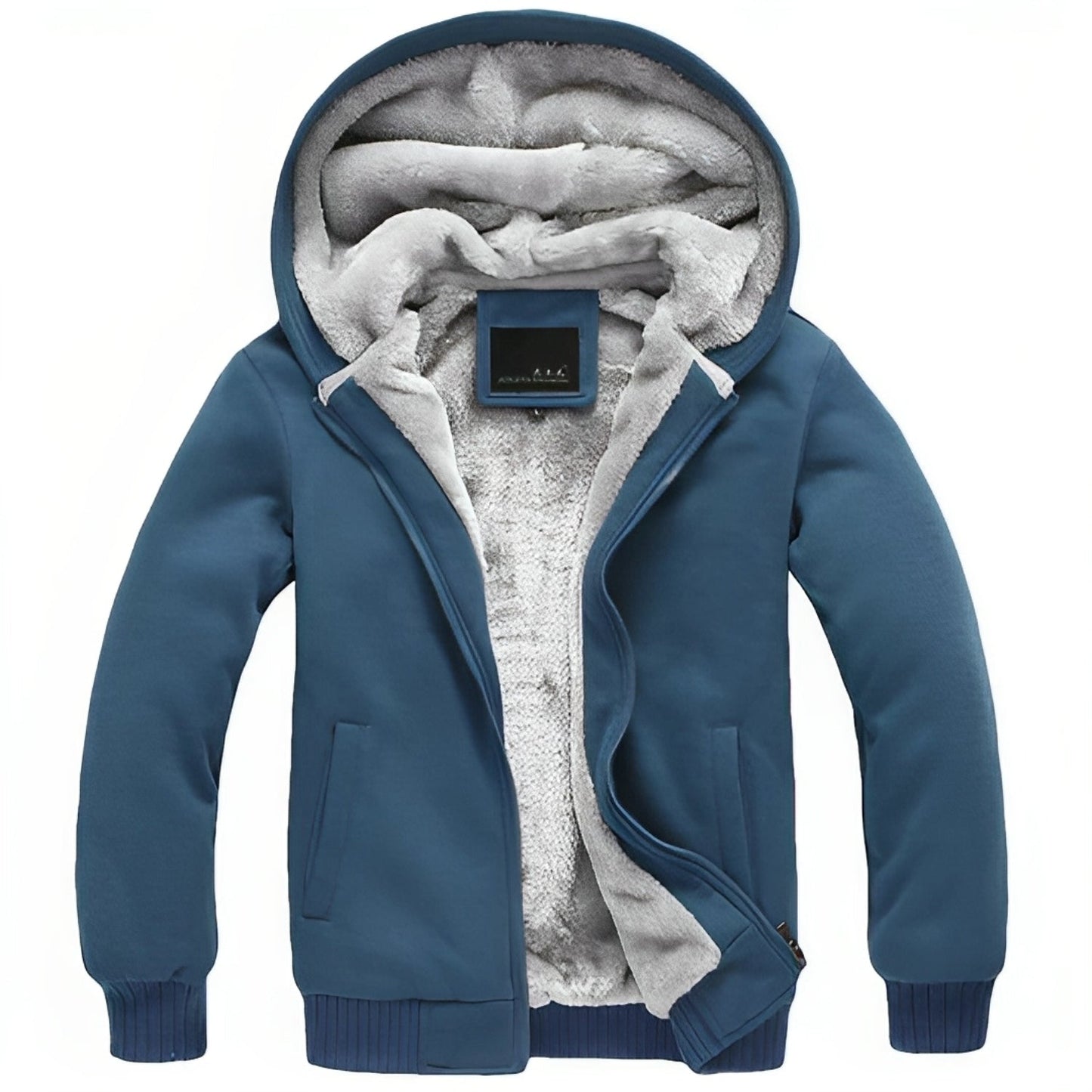 Zip Up Hooded Sweatshirt | Men's Fluffy Vest