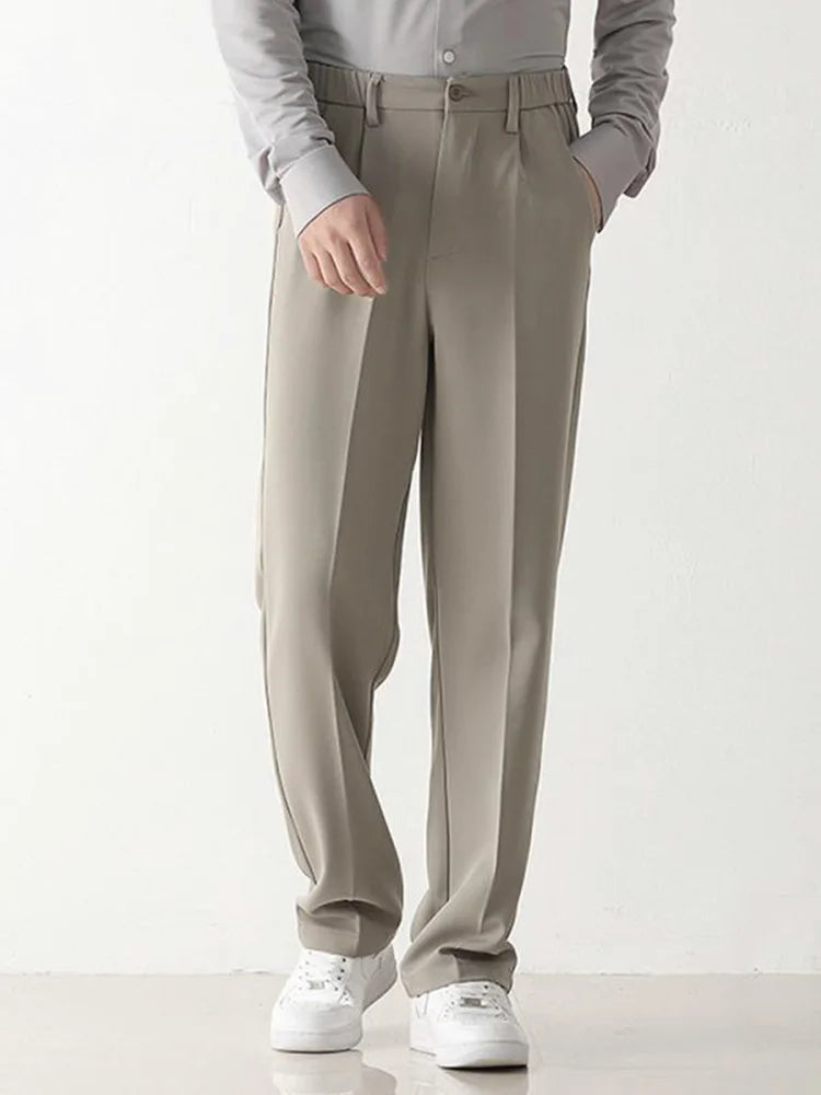 Men's Chinos Relaxed Fit Draped For Office And Casual Wear Versatile Ideal For Office Professionals