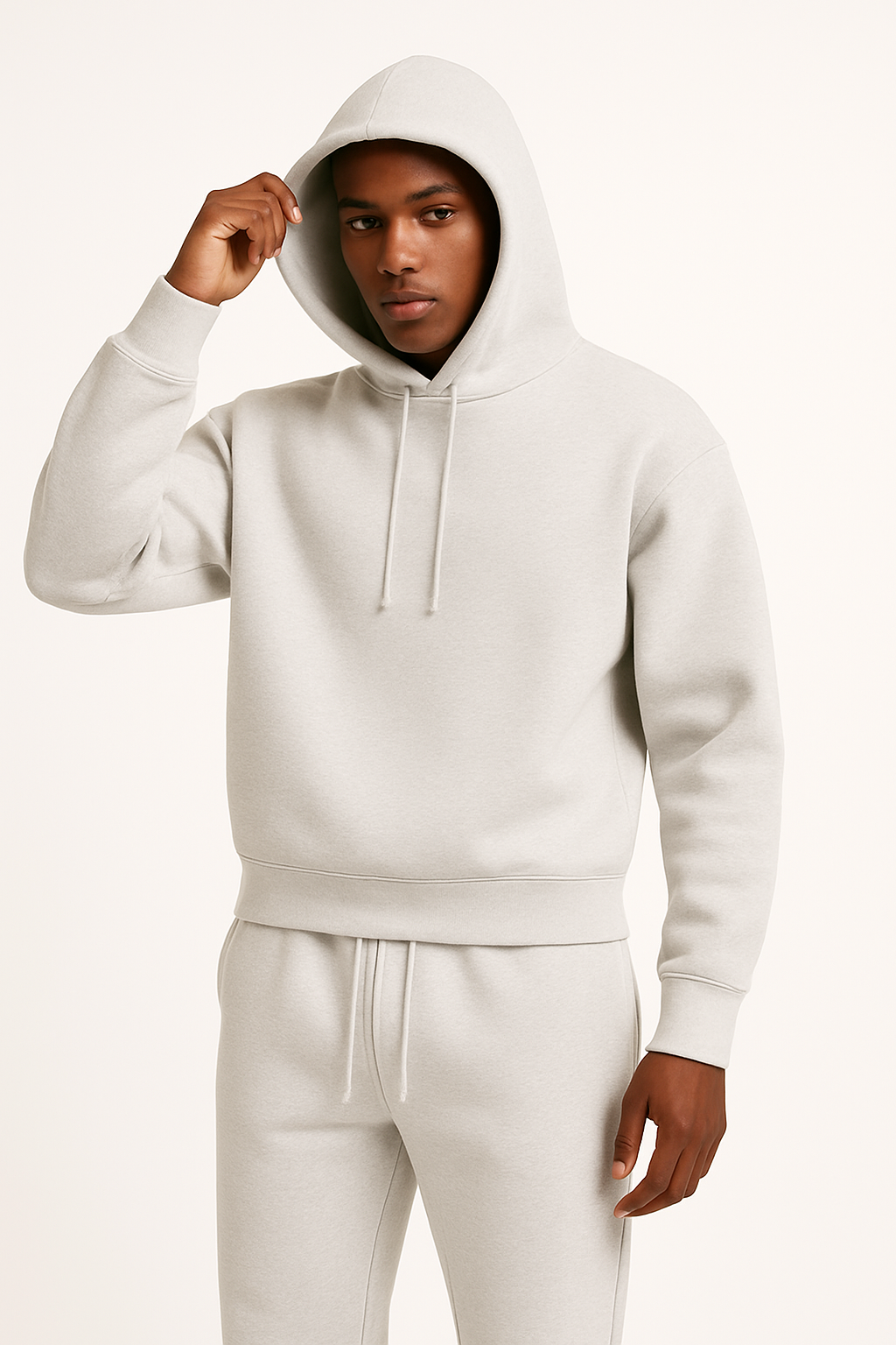 Mens Hoodie Oversized With Drawstring Hood For Men Versatile Casual Essential Layering Ready