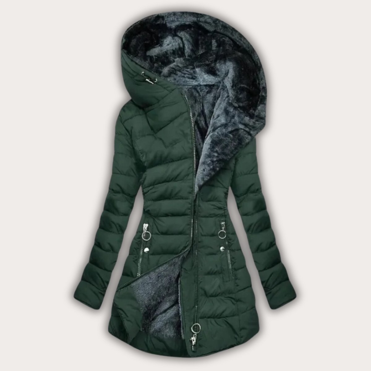 Women’s Puffer Jacket | Asymmetrical