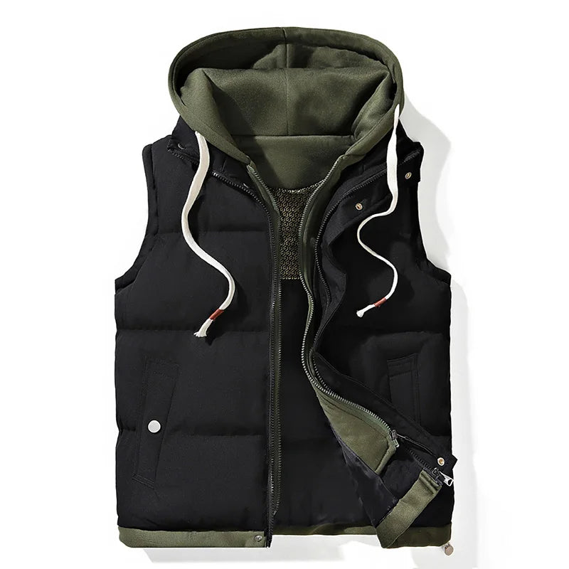 Emma Hooded Soft Shell Puffer Vest For Women Lightweight Breathable Warmth With Free Movement