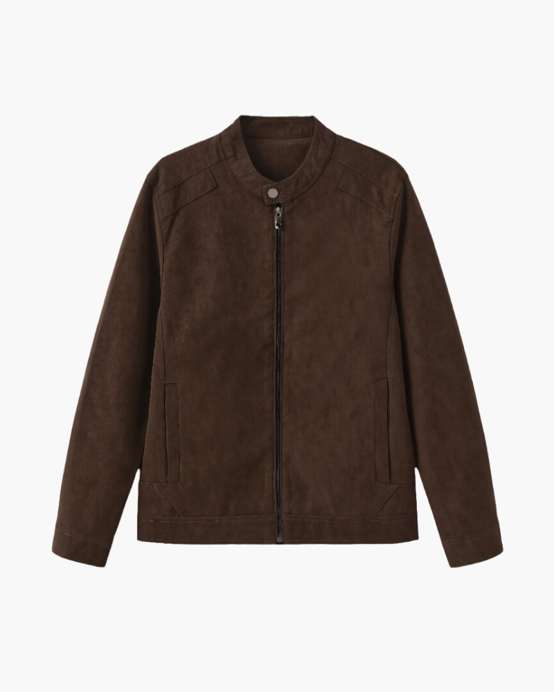 TrendAura | Suede-Look Jacket