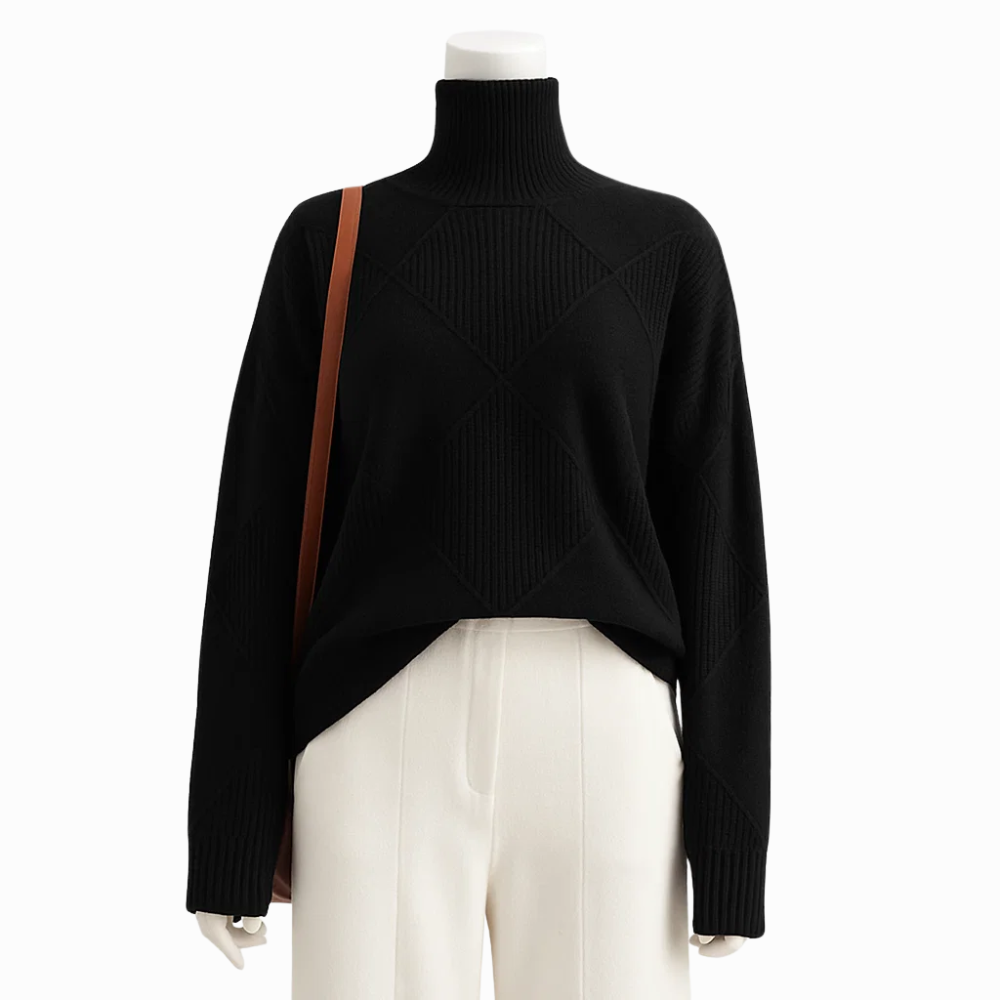 Women’s Ribbed Knit Sweater |Stylish