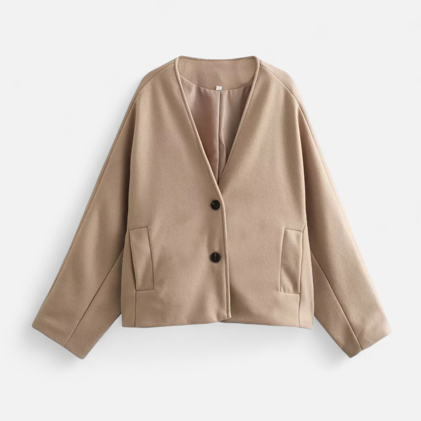 Ancient World | Women's Kimono Jacket Wool V-Neck