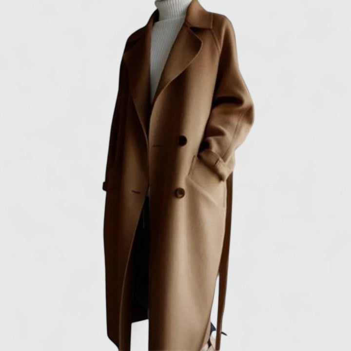 Maeve Classic Elegant Coat for Women With Timeless Style Warmth and Structured Tailoring