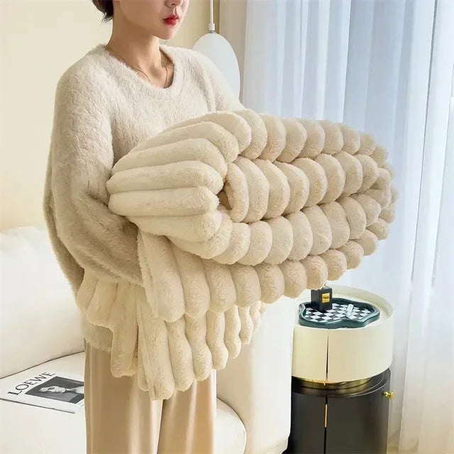 Ultra cozy quilted comfort blanket