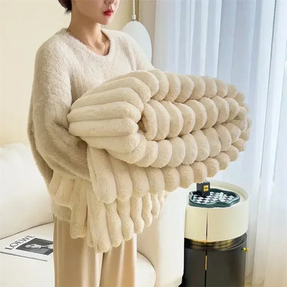 Ultra cozy quilted comfort blanket