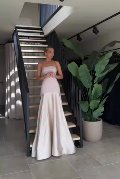 Beatrix | Luxurious Maxi Dress for Women in Patchwork Design