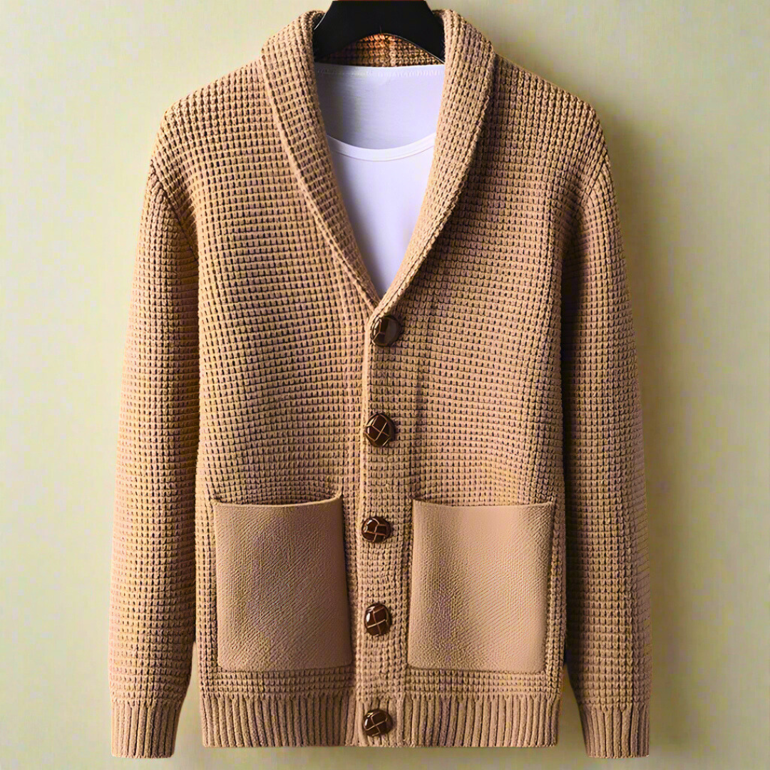Matthew Vintage Cardigan For Men With Soft Knit Classic Silhouette And Timeless Retro Style