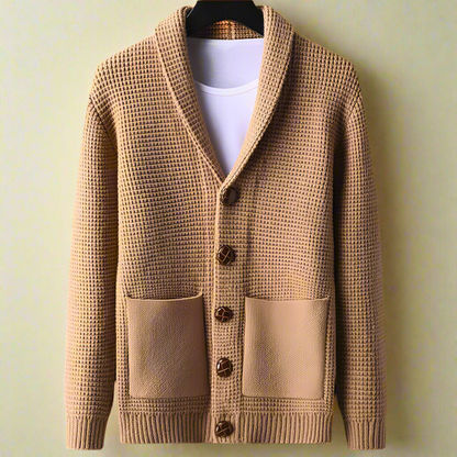 Matthew Vintage Cardigan For Men With Soft Knit Classic Silhouette And Timeless Retro Style