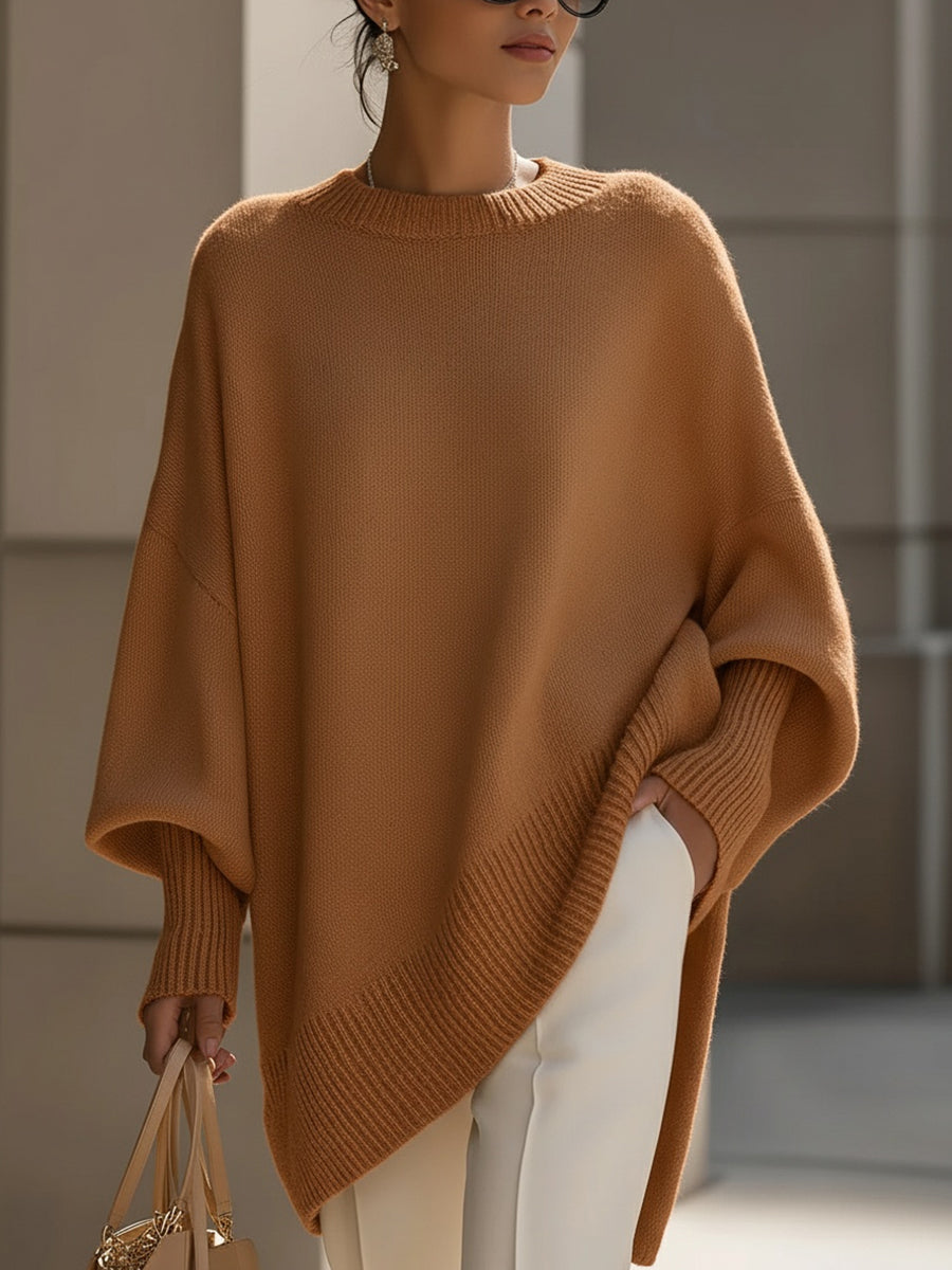 Women's Oversized Poncho with Soft Fabric and Versatile Design