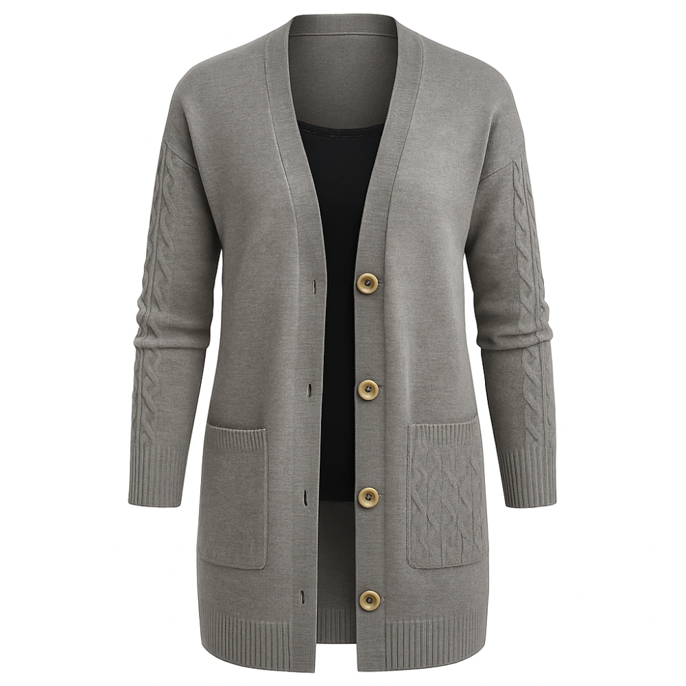 Women's Long Knit Cardigan | Fashionable