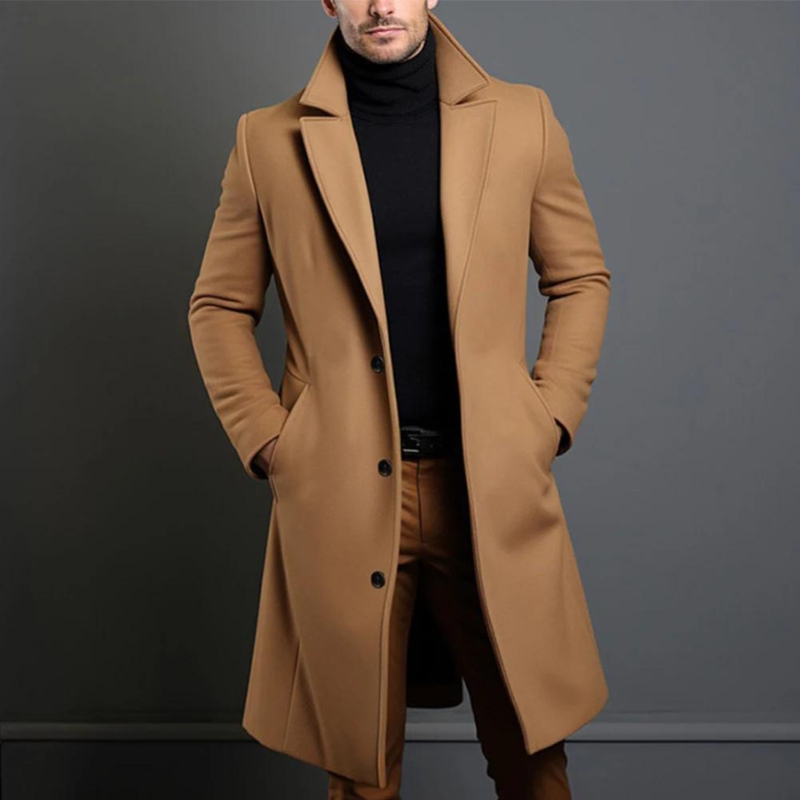 Wim | Long and elegant trench coat for autumn
