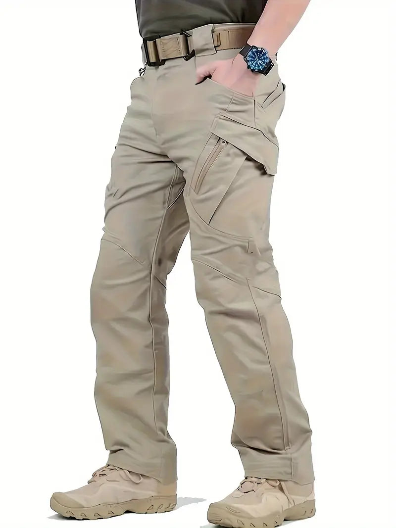 Mens Outdoor Work Trousers With Multi Pocket Design Durable Cargo Pants For Tradesmen And Outdoor Enthusiasts
