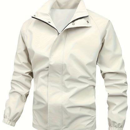 Daan | Black high-collar jacket for men