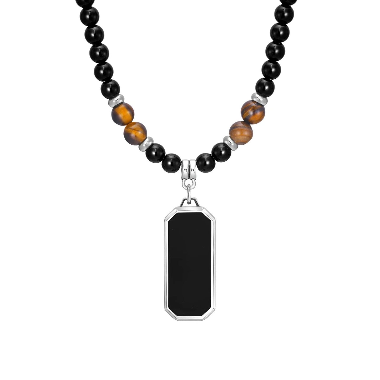 Mens Necklace Modern Minimalist Design With Adjustable Length For Men Everyday Style