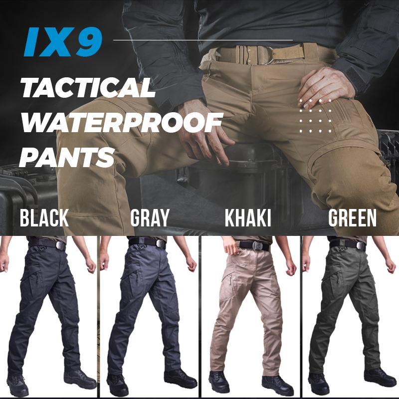 JADEN Tactical Waterproof Pants For Men All Weather Ultra Durable Multi Pocket Hiking And Everyday Wear