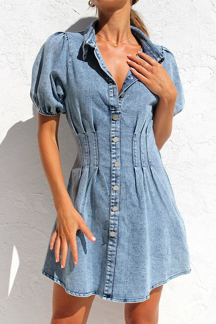 Women’s Stylish Winter Denim Dress | Mini