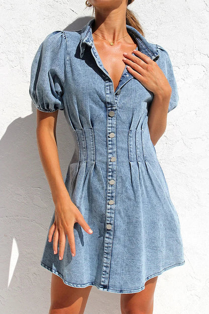 Women’s Stylish Winter Denim Dress | Mini