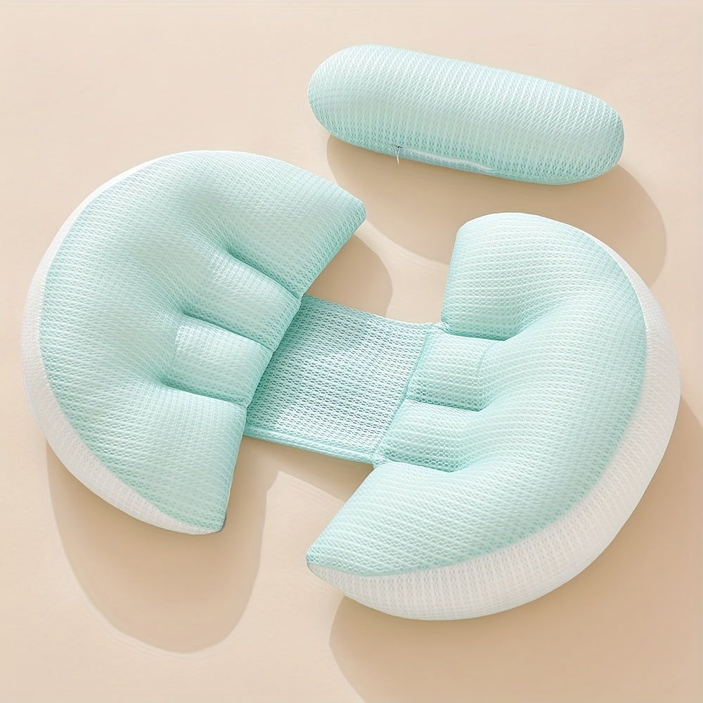 MumRest Adjustable U-Shaped Pregnancy Pillow For Back And Abdomen Support For Expecting Moms