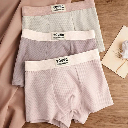 3 Pack Antibacterial Cotton Mens Boxers Soft Stretch Fit Moisture Wicking Breathable Underwear TrendAura