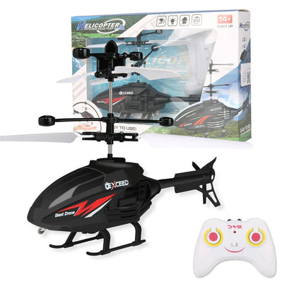 USB Rechargeable Remote Control Helicopter For Kids Indoor Outdoor Flying Toy Fun Lightweight ABS