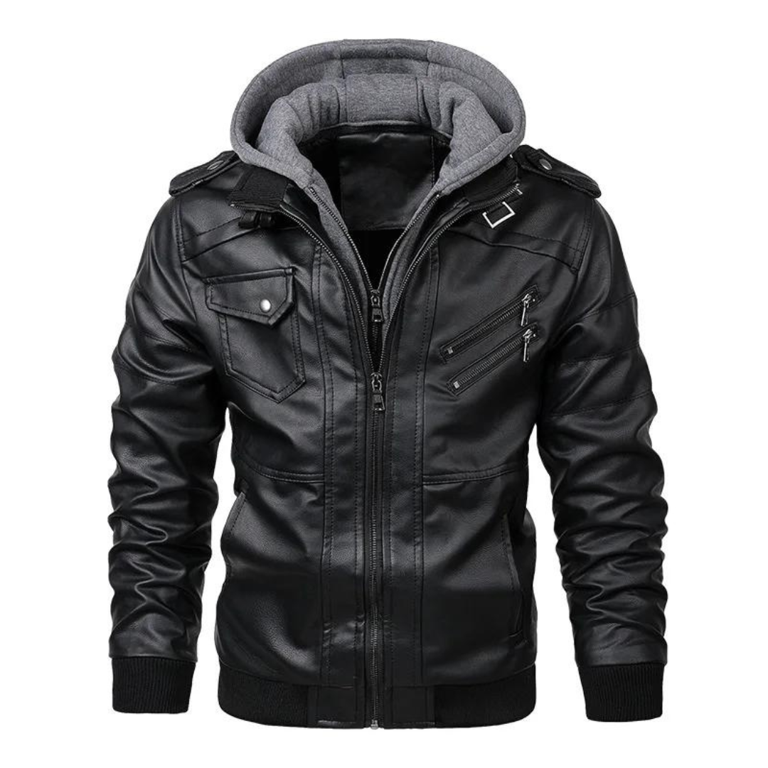 Charles - Trendy Leather Winter Jacket for Men