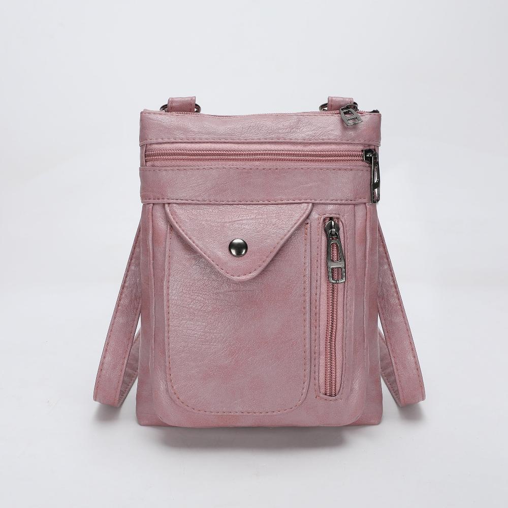 TrendAura Rebecca Crossbody Shoulder Bag - Vegan Leather Adjustable Strap Multiple Pockets For Daily Use