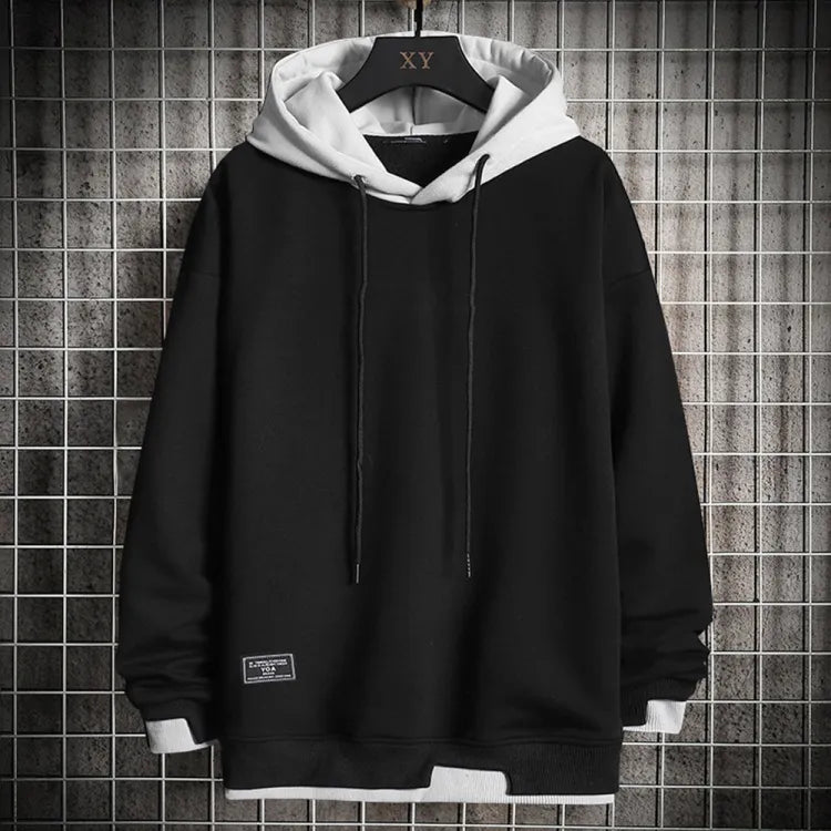 Men's Classic Pullover Hoodie With Relaxed Fit And Front Pouch Pocket For All Day Comfort