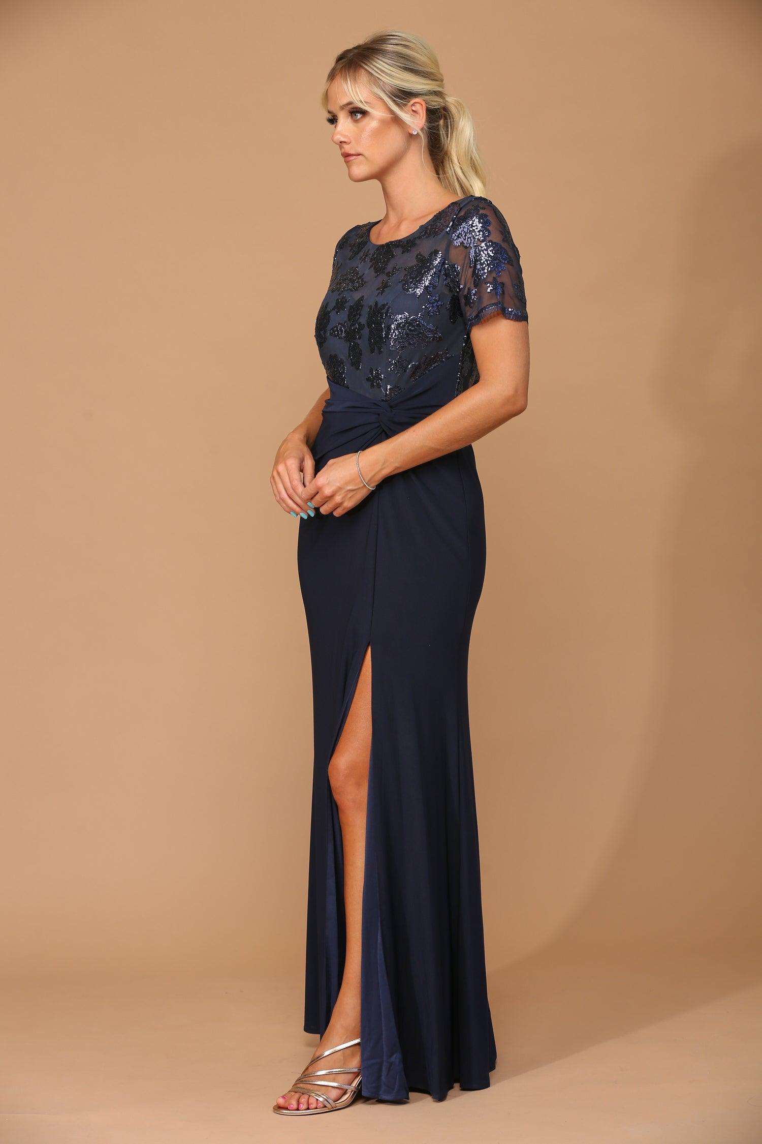 Long Formal Mother of the Bride Evening Dress Sale - TrendAura