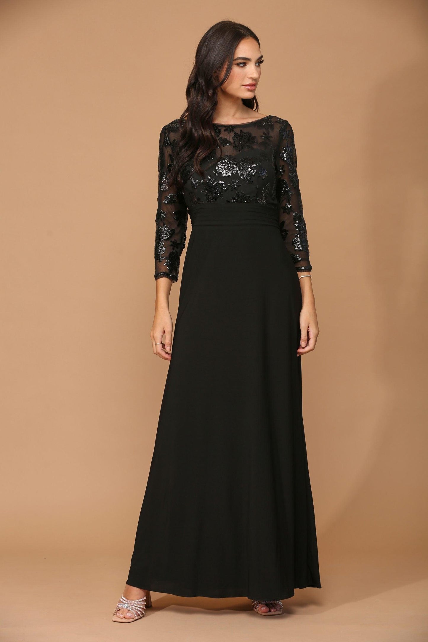 Eva Fashion EV3453 Black 4XL Sale - TrendAura