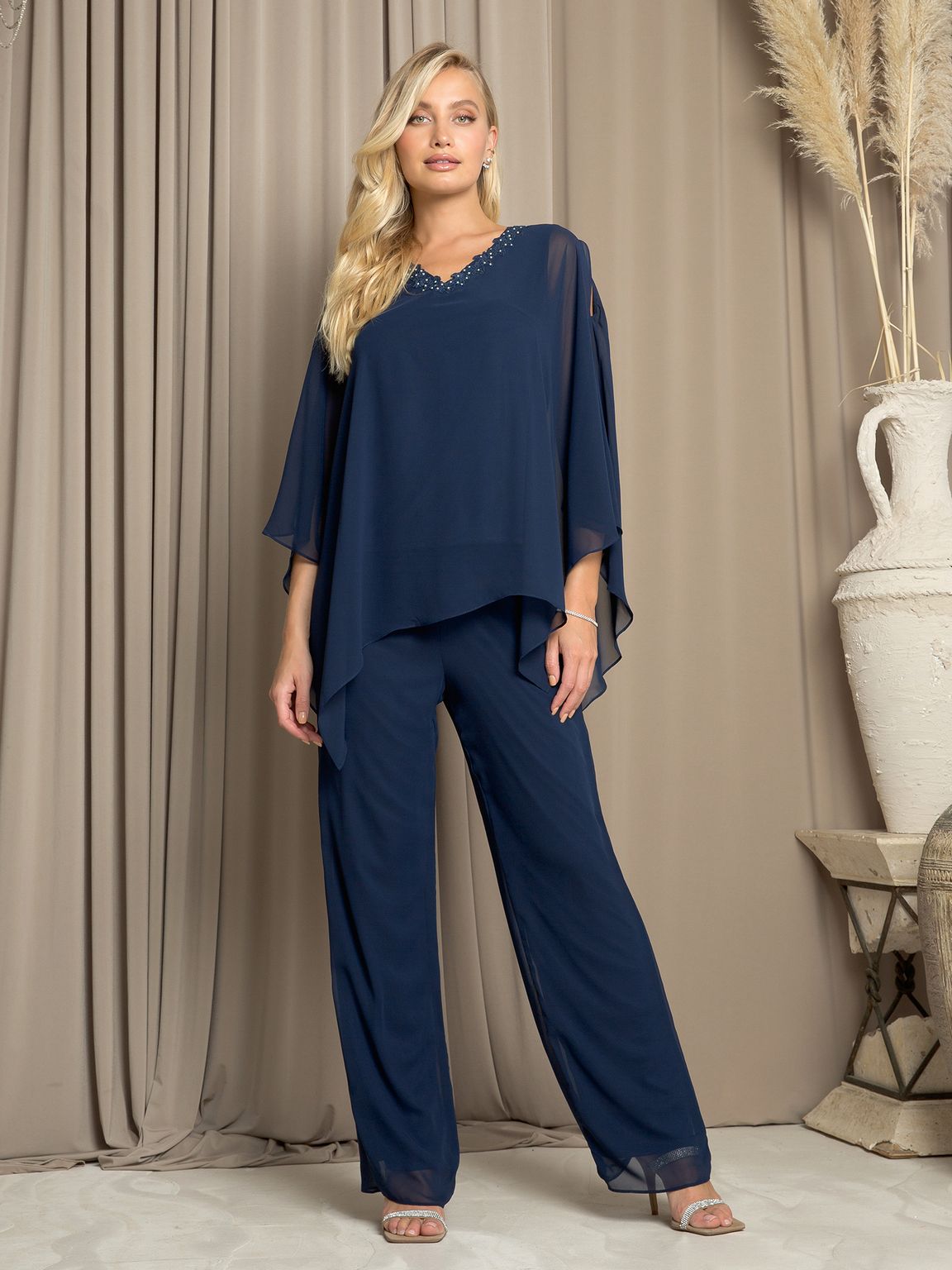 Eva Fashion 3463 Navy 3XL Sale - TrendAura