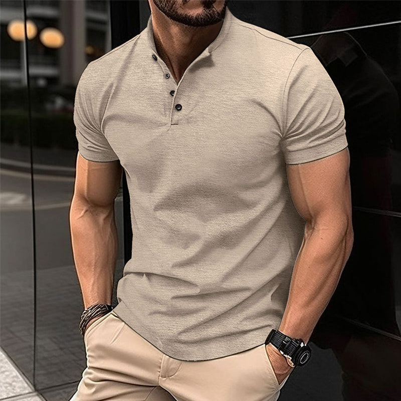 Men's Classic Polo Shirt With Short Sleeve - Polished Look, Modern Edge For Everyday Wear