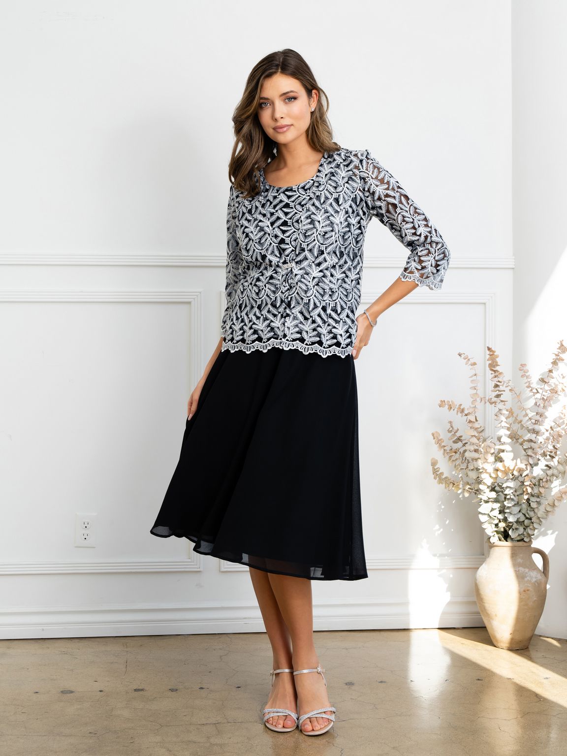 Eva Fashion 3530 Black/Silver XL Sale - TrendAura