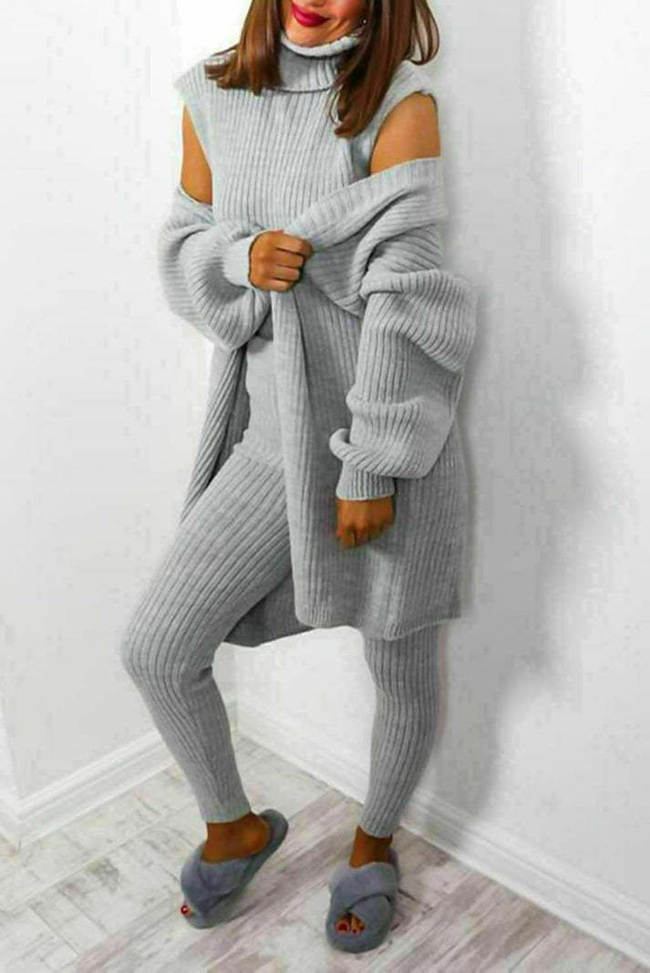 Women's 3-piece knit loungewear