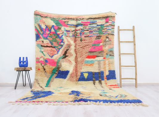 Afella Moroccan Rug 6'6" x 10'1" - TrendAura
