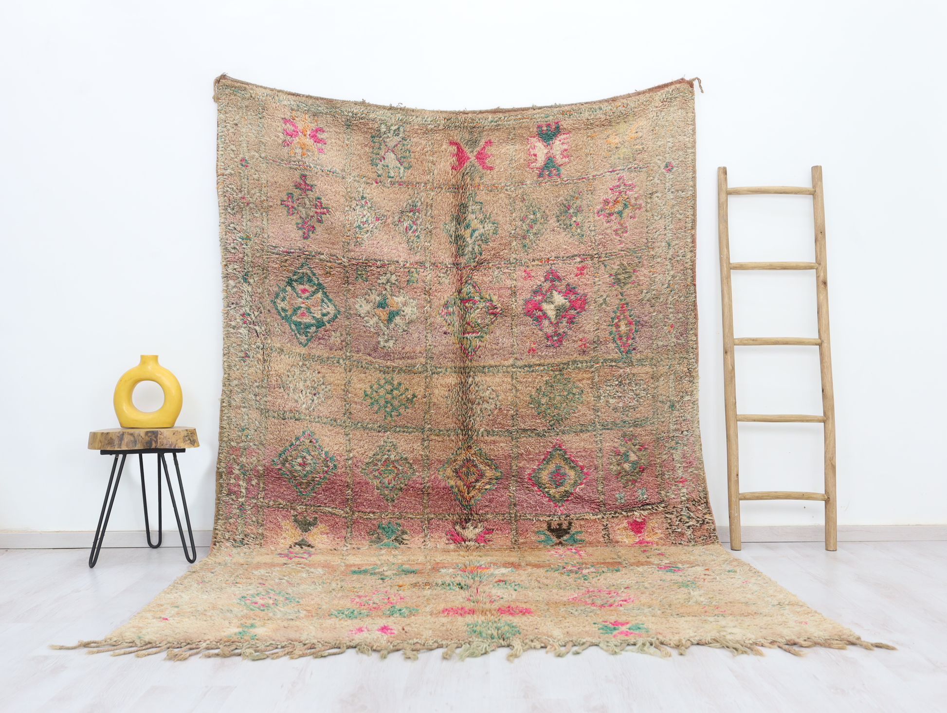 Tifezza Vintage Moroccan Rug 6'3" x9'7" - TrendAura