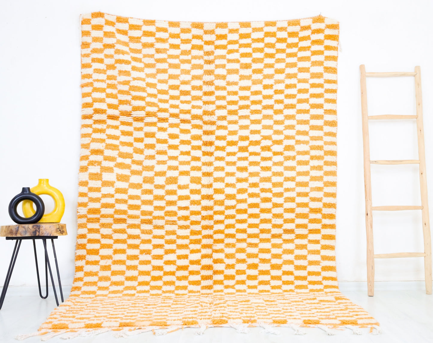 Beccha Moroccan Checkered Rug 5'5" x 8'5" - TrendAura